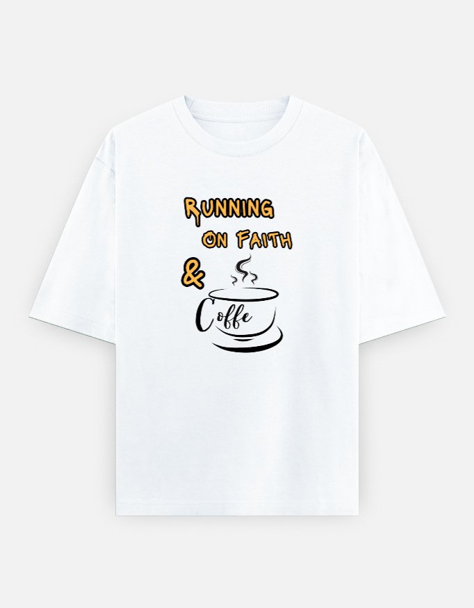 Running on Faith Oversized Tshirt