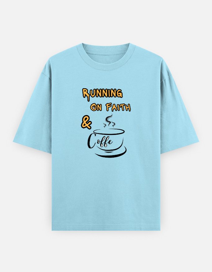 Running on Faith Oversized Tshirt