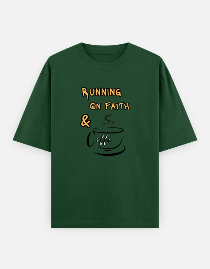 Running on Faith Oversized Tshirt