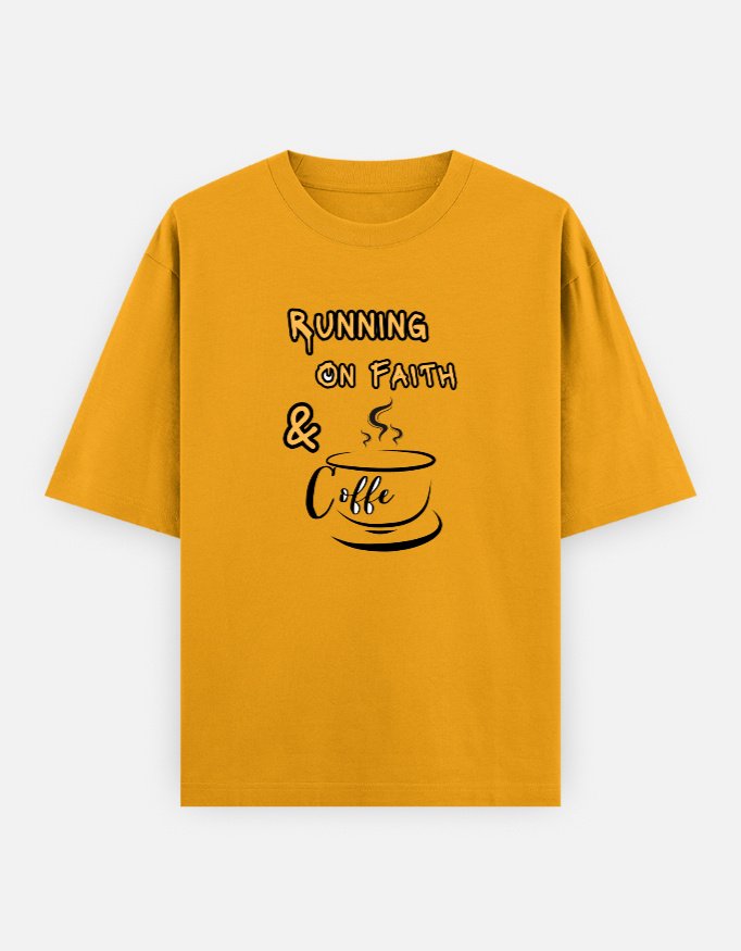 Running on Faith Oversized Tshirt