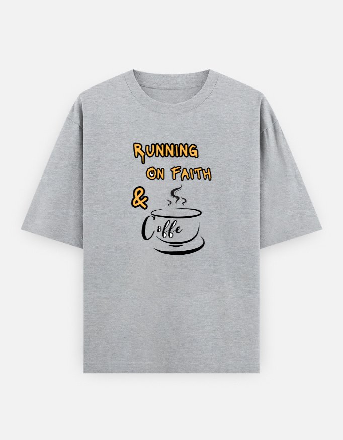 Running on Faith Oversized Tshirt