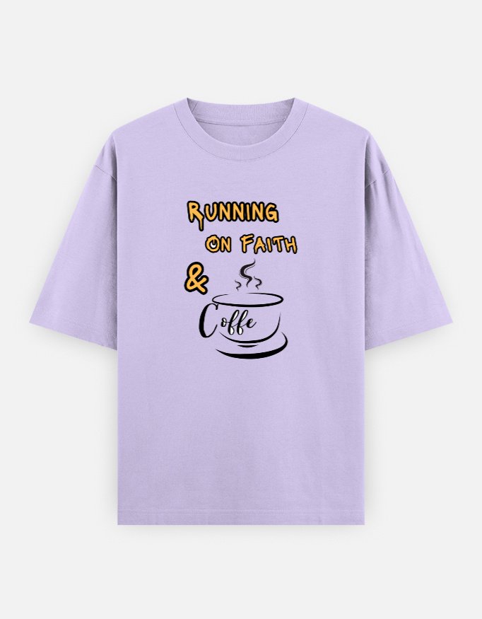 Running on Faith Oversized Tshirt