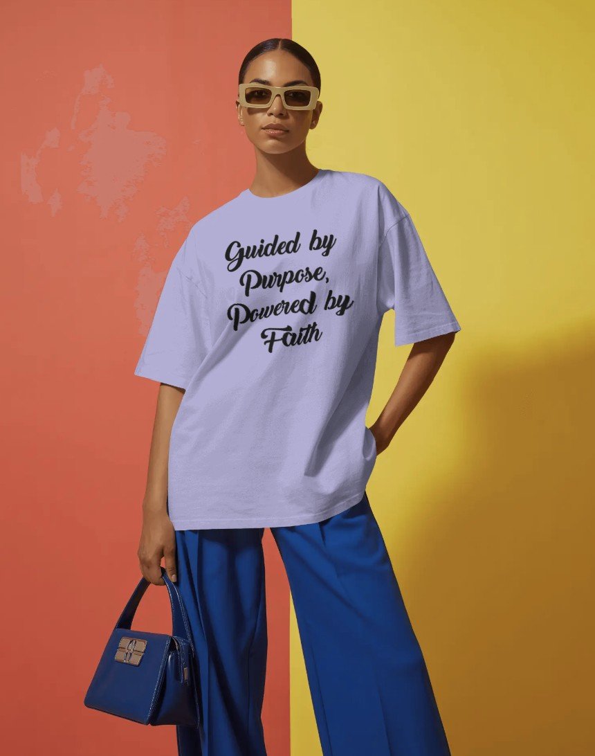 guided by purpose oversized tshirt