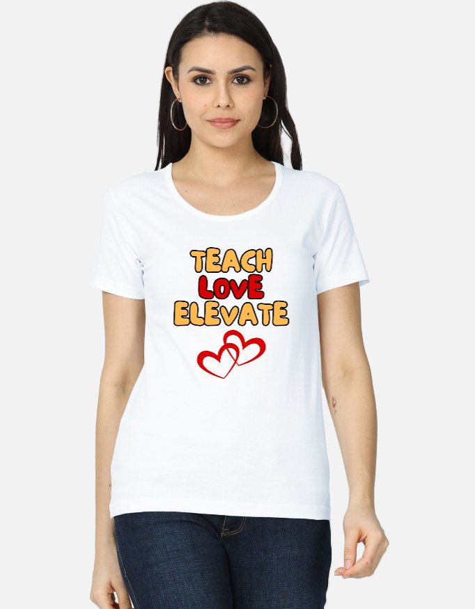 Teach Love Classic Crew Tshirt for Women