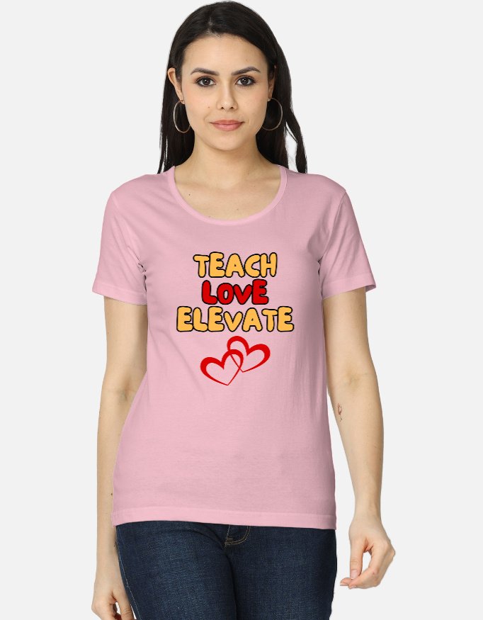 Teach Love Classic Crew Tshirt for Women