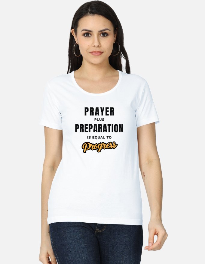 Prayer Crew Neck Tshirt for women