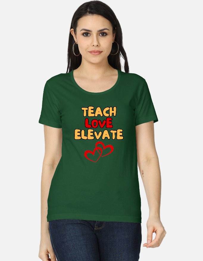 Teach Love Classic Crew Tshirt for Women