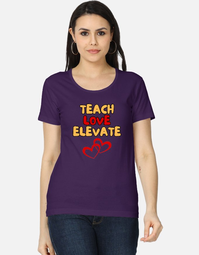 Teach Love Classic Crew Tshirt for Women