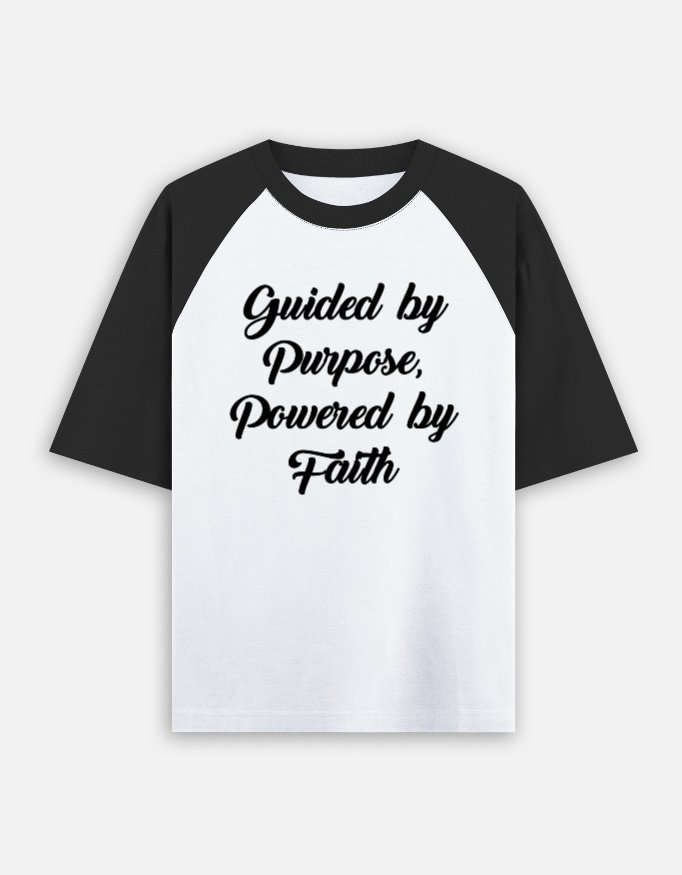 Guided by Purpose Oversized Raglan Tshirt