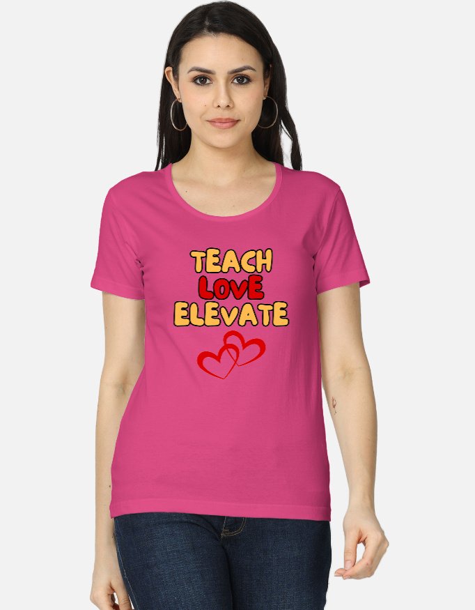 Teach Love Classic Crew Tshirt for Women