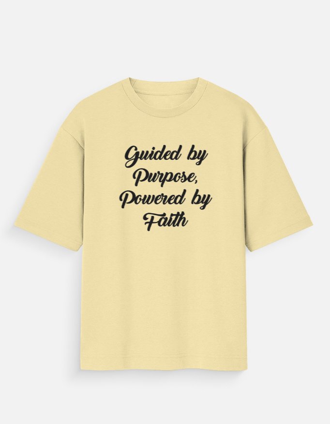 guided by purpose oversized tshirt
