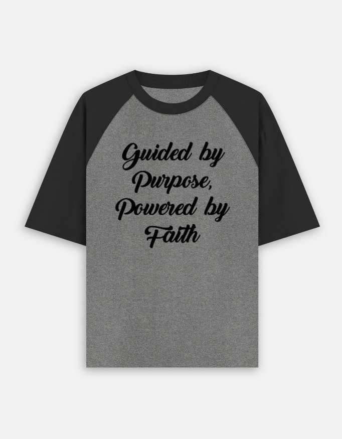Guided by Purpose Oversized Raglan Tshirt