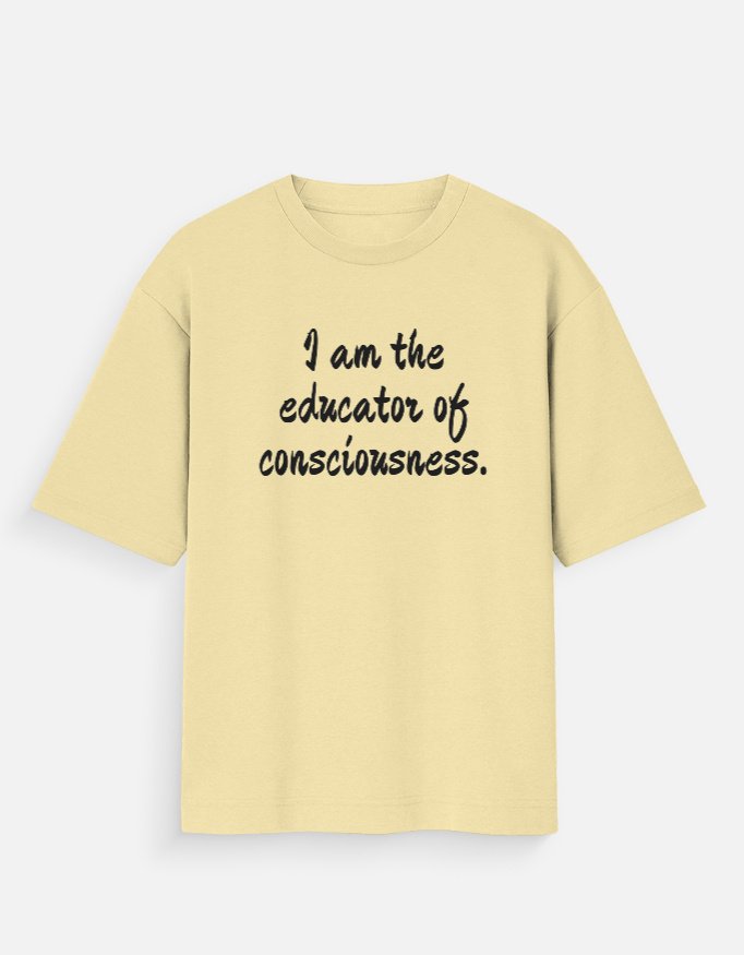 I am the Educator oversized tshirt