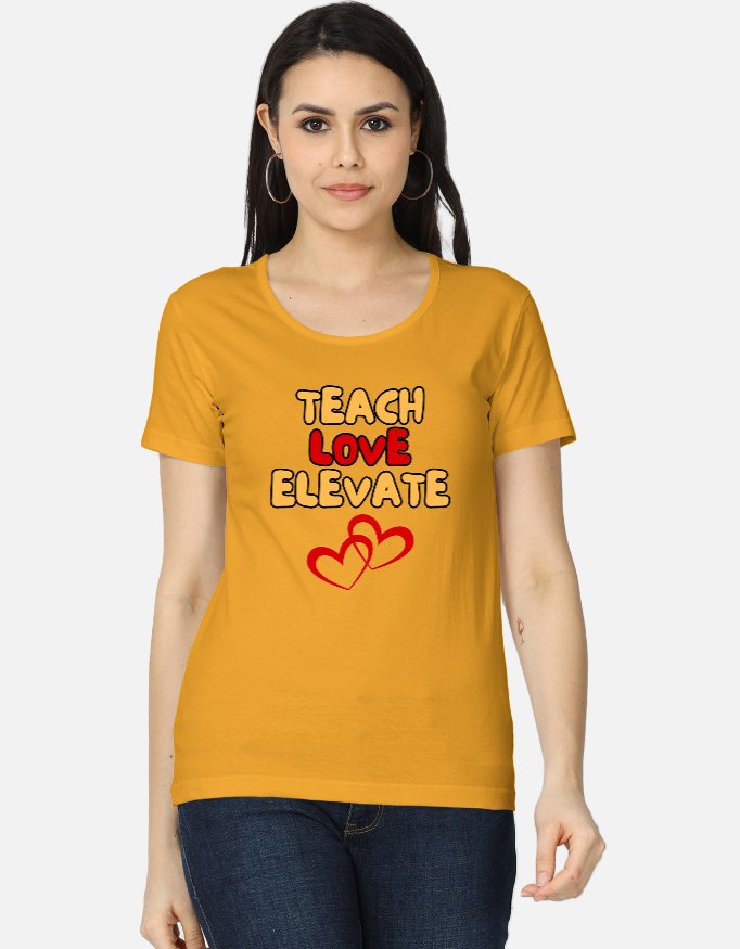 Teach Love Classic Crew Tshirt for Women