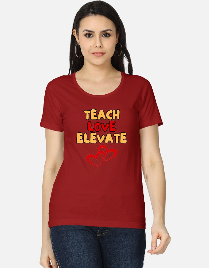 Teach Love Classic Crew Tshirt for Women