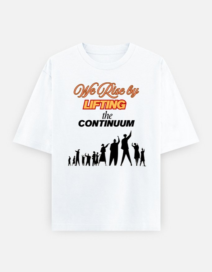 Lifting the Continuum Unisex Oversized Classic T-Shirt