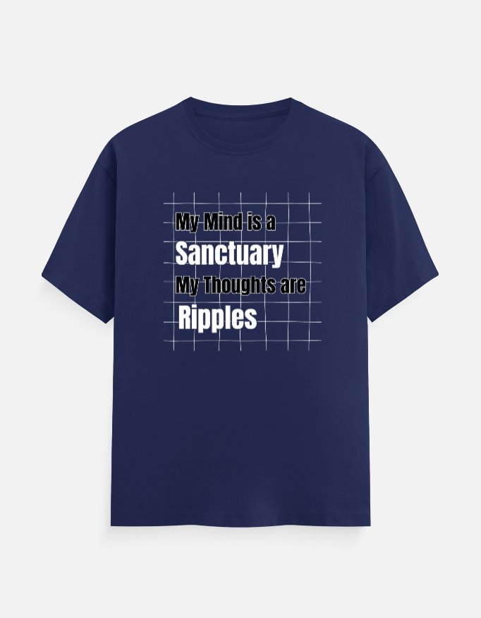 My Mind is a Sanctuary Unisex Classic Crew Cotton T-Shirt for Men