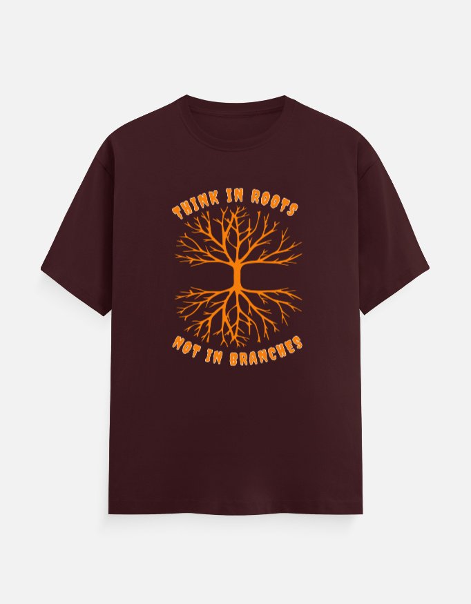 Think in Roots Crew Tshirt for men