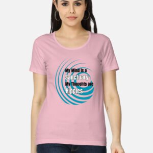 My Mind is a Sanctuary Crew Neck t-shirt for women