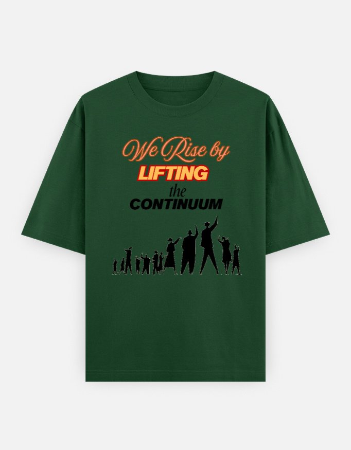 Lifting the Continuum Unisex Oversized Classic T-Shirt