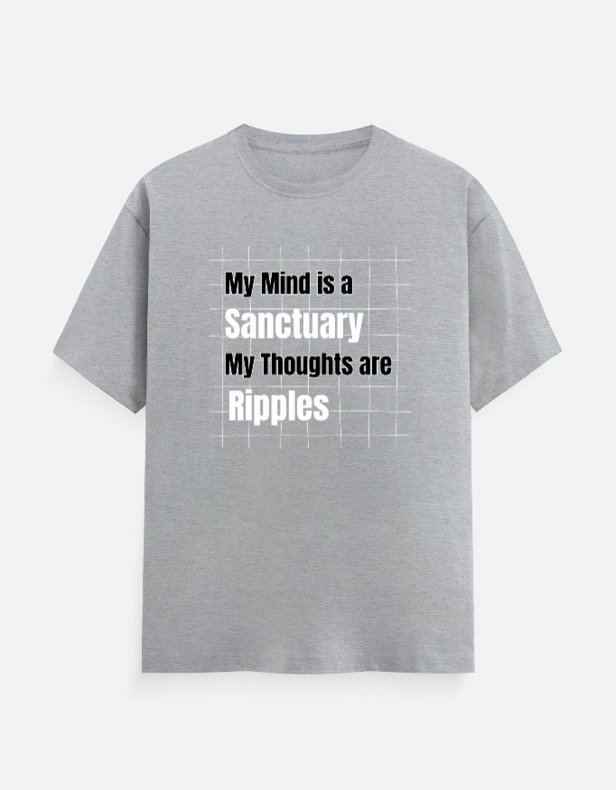 My Mind is a Sanctuary Unisex Classic Crew Cotton T-Shirt for Men