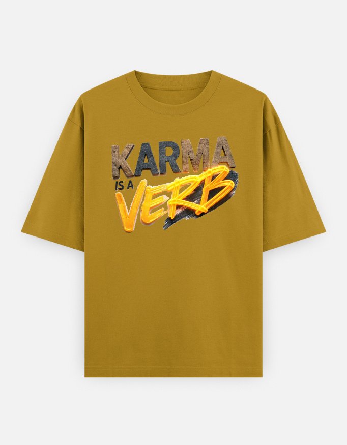 Karma Oversized T Shirt for Men