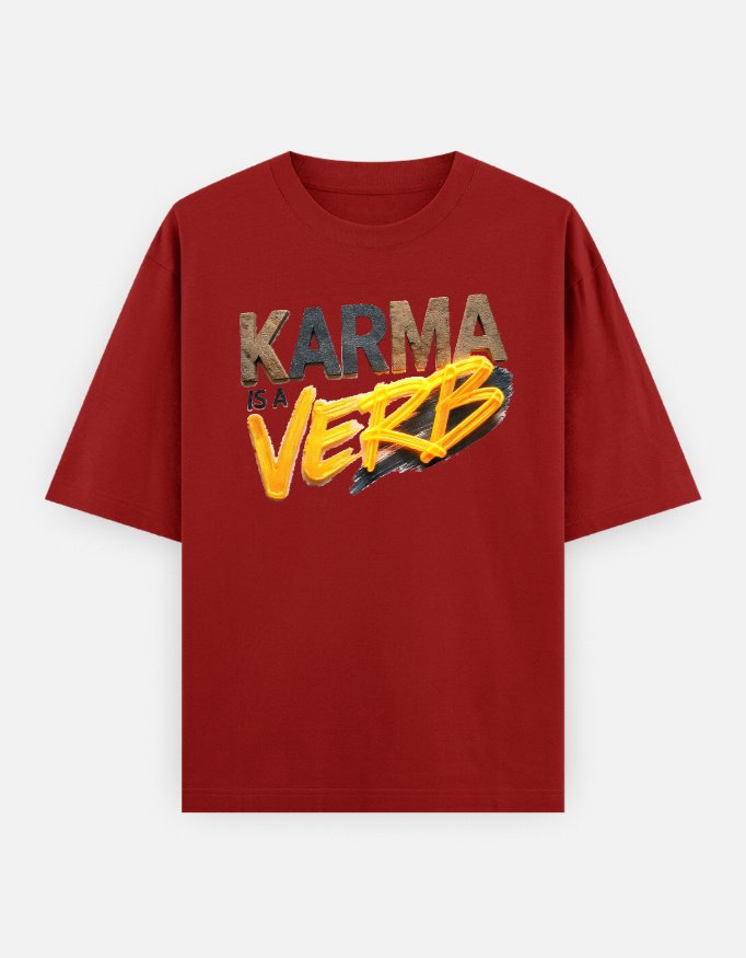 Karma Oversized T Shirt for Men
