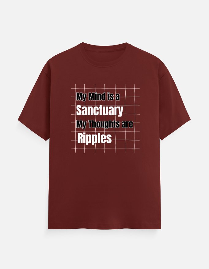 My Mind is a Sanctuary Unisex Classic Crew Cotton T-Shirt for Men