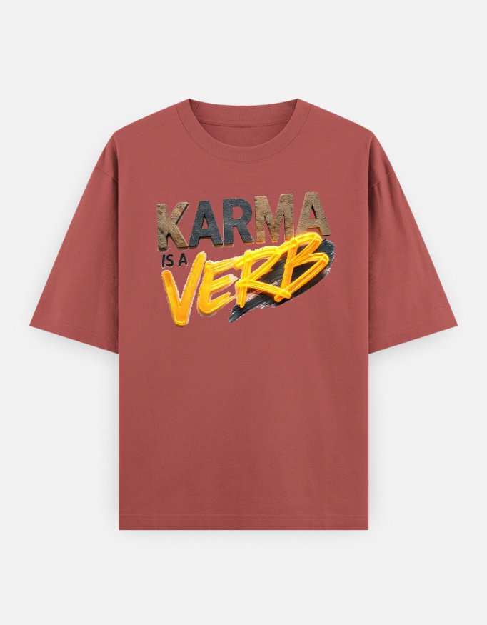 Karma Oversized T Shirt for Men