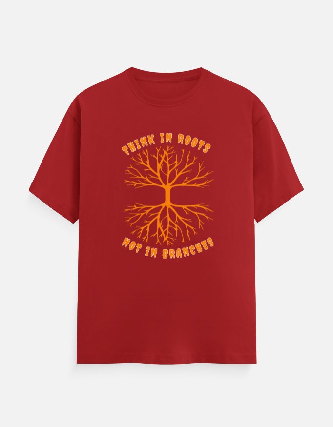 Think in Roots Crew Tshirt for men