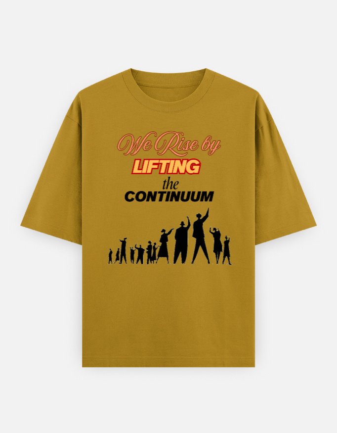 Lifting the Continuum Unisex Oversized Classic T-Shirt