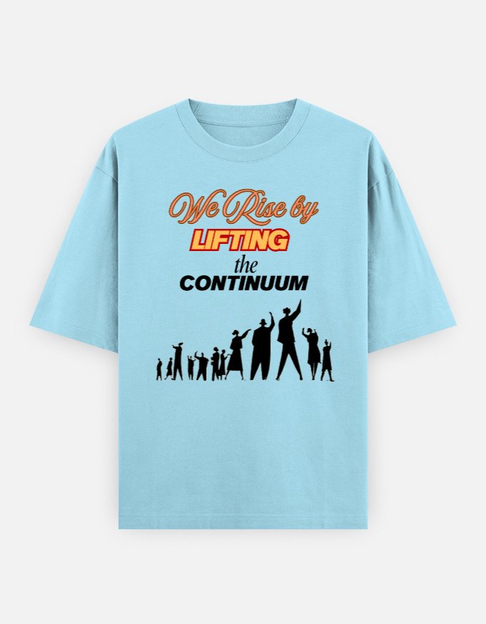 Lifting the Continuum Unisex Oversized Classic T-Shirt