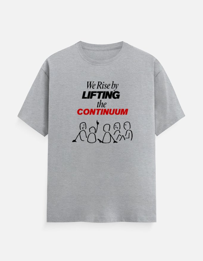 Lifting the Continuum Crew Neck T-shirt for Men