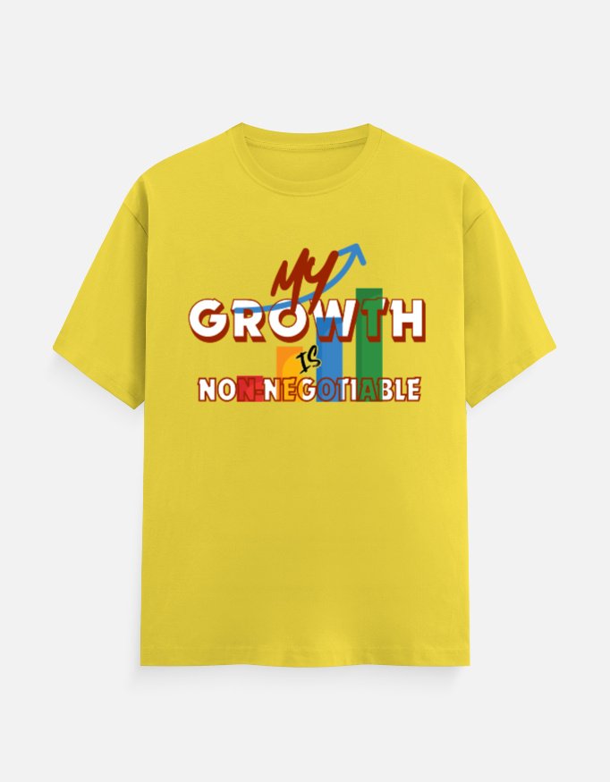 My Growth is Non-Negotiable Classic Crew T-Shirt for Men