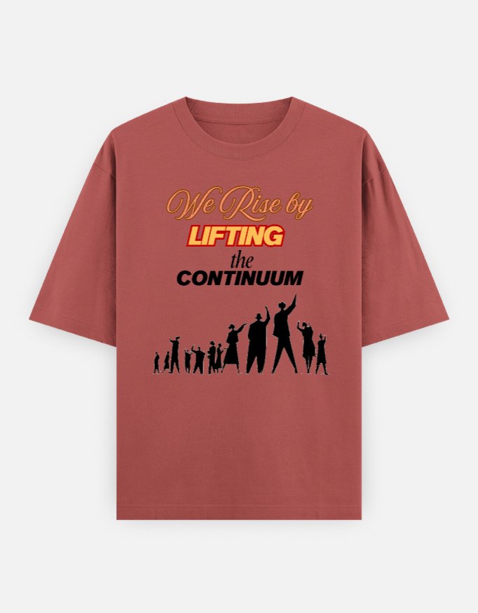 Lifting the Continuum Unisex Oversized Classic T-Shirt