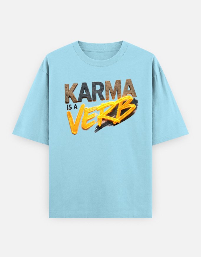 Karma Oversized T Shirt for Men