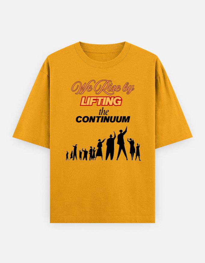 Lifting the Continuum Unisex Oversized Classic T-Shirt