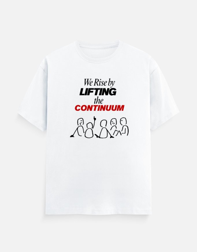 Lifting the Continuum Crew Neck T-shirt for Men