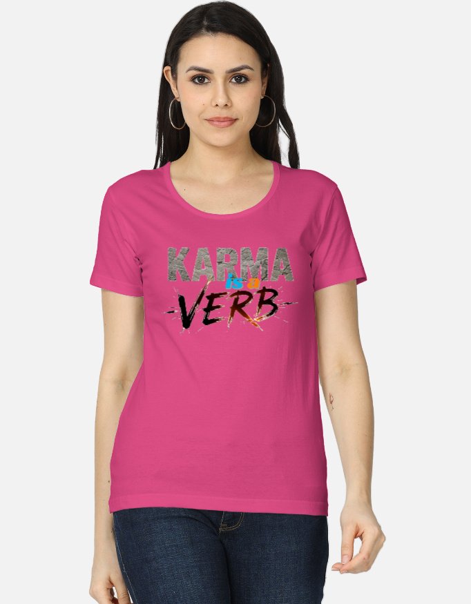 Karma is a Verb Women's Classic T-Shirt