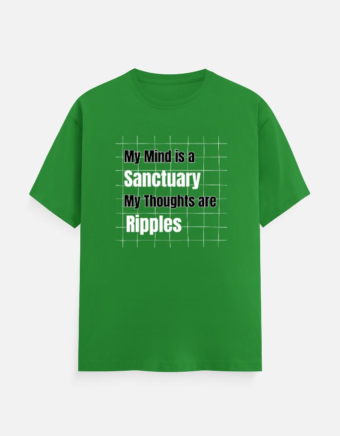 My Mind is a Sanctuary Unisex Classic Crew Cotton T-Shirt for Men