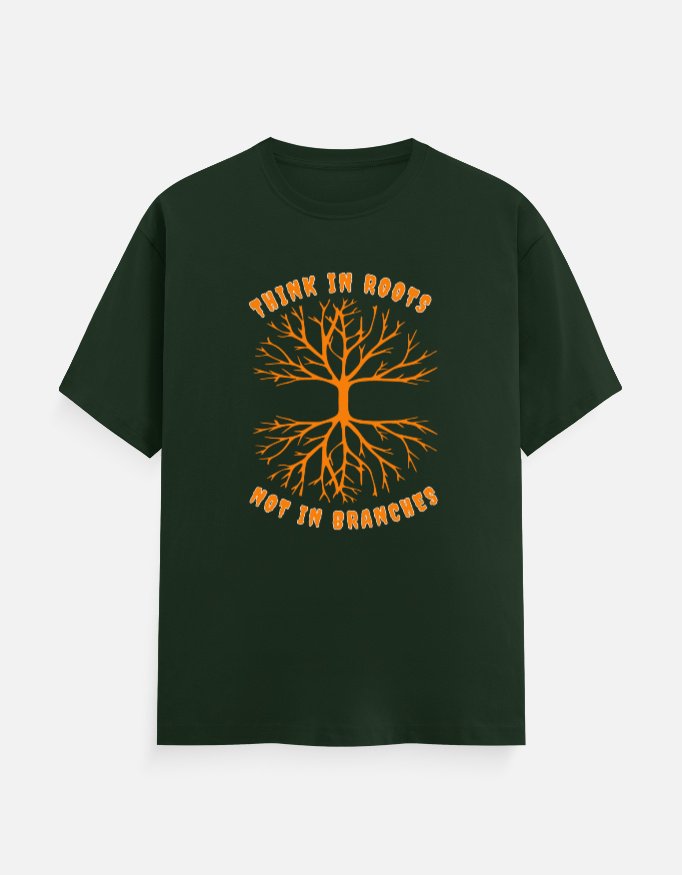 Think in Roots Crew Tshirt for men