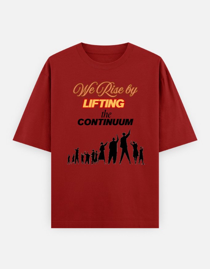Lifting the Continuum Unisex Oversized Classic T-Shirt
