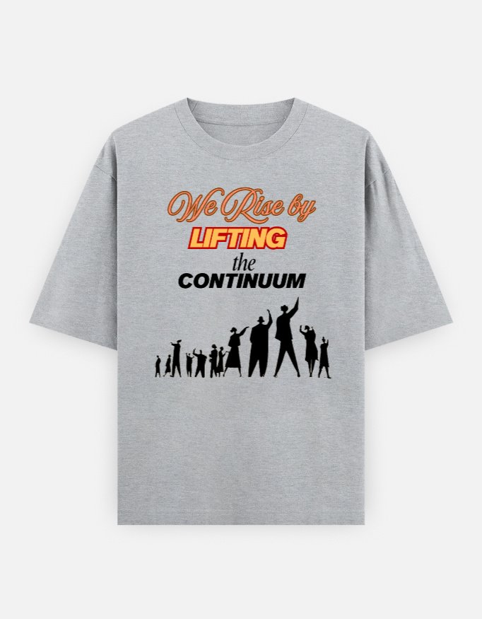 Lifting the Continuum Unisex Oversized Classic T-Shirt