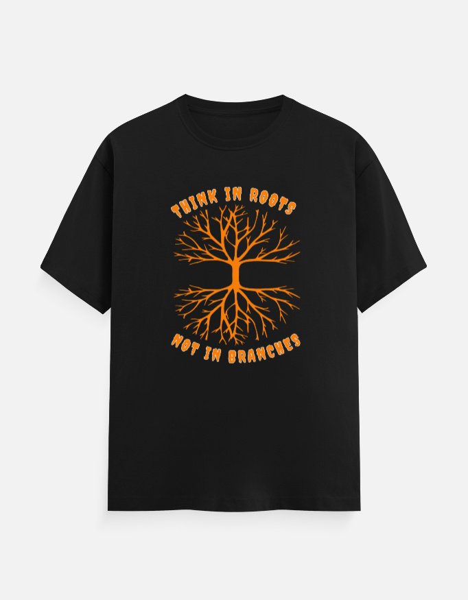Think in Roots Crew Tshirt for men
