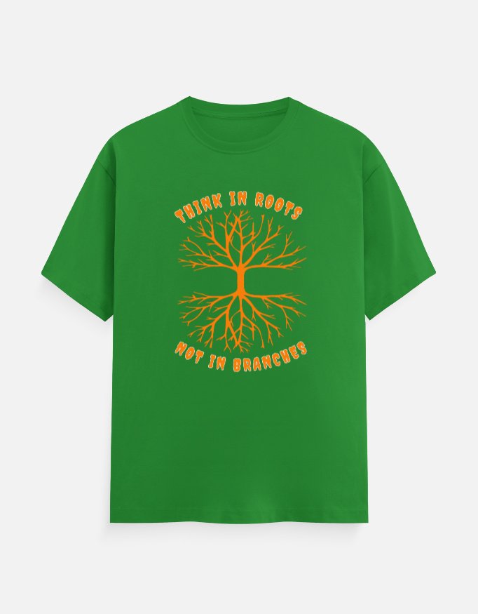 Think in Roots Crew Tshirt for men
