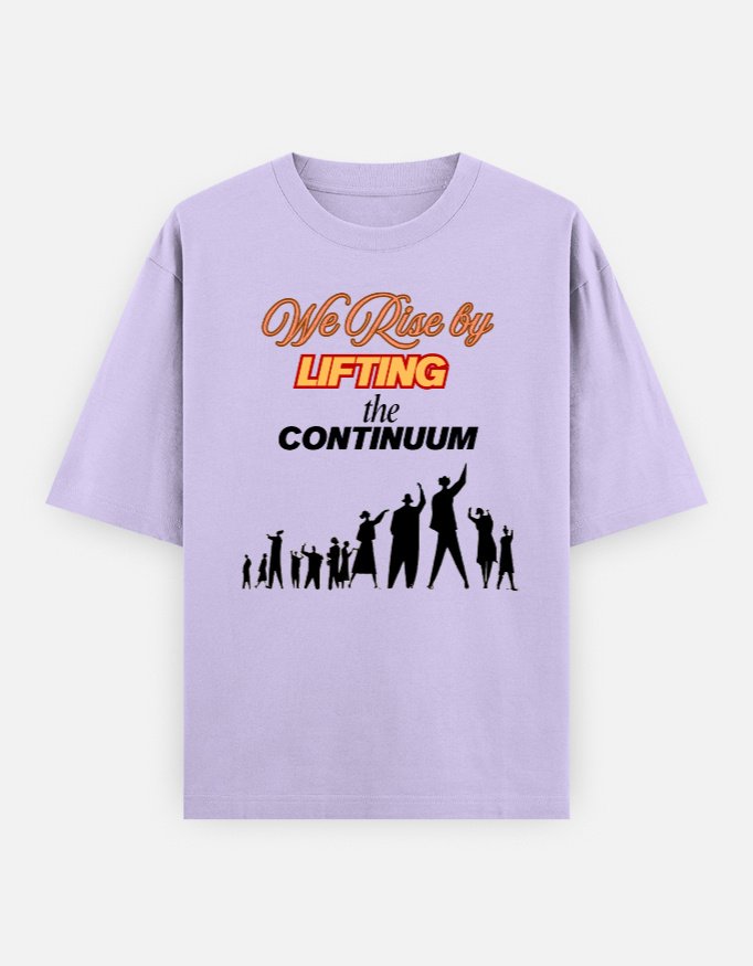 Lifting the Continuum Unisex Oversized Classic T-Shirt