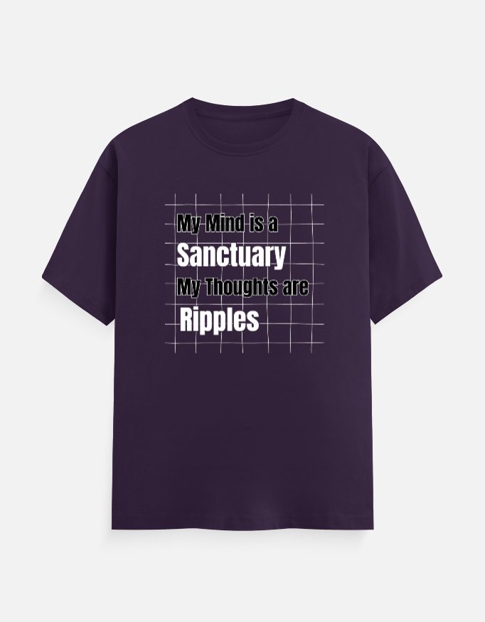 My Mind is a Sanctuary Unisex Classic Crew Cotton T-Shirt for Men