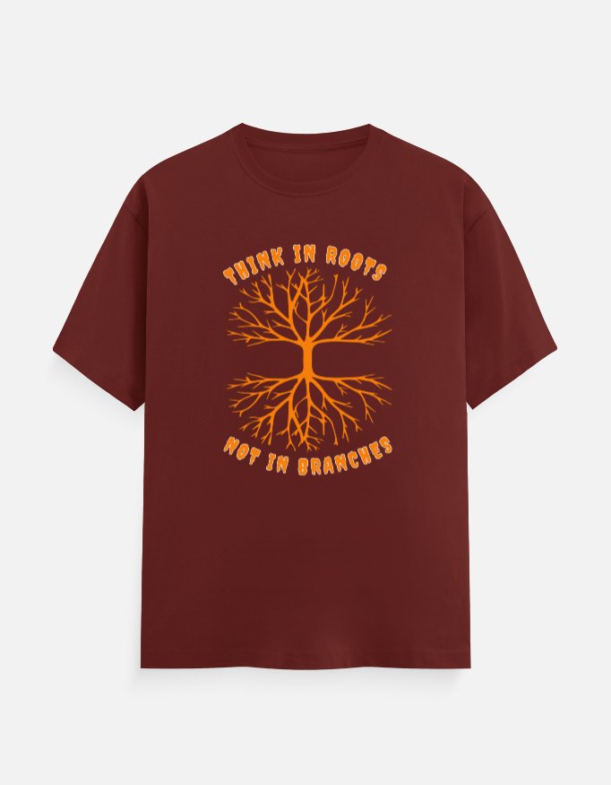 Think in Roots Crew Tshirt for men
