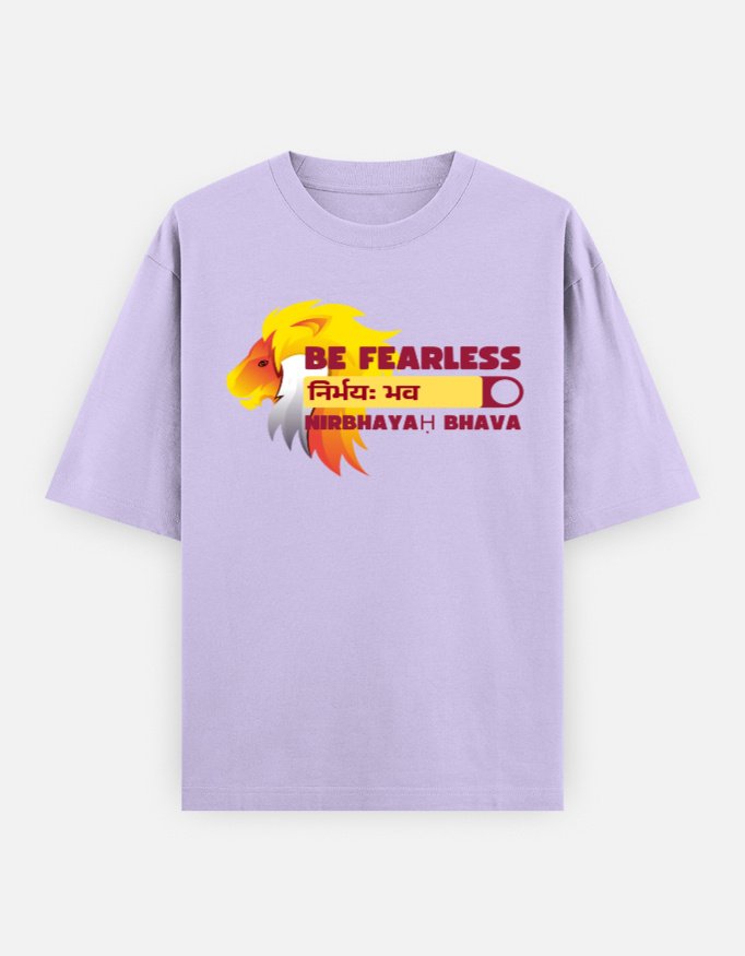 Be Fearless Unisex Oversized Classic T-Shirt