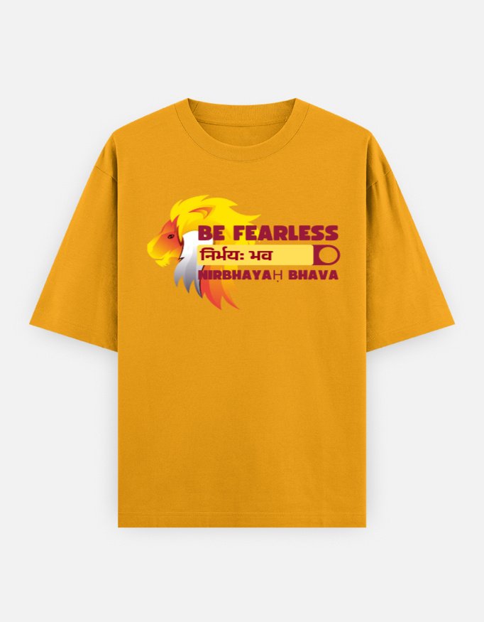 Be Fearless Unisex Oversized Classic T-Shirt